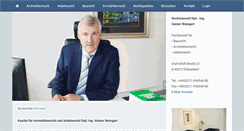 Desktop Screenshot of kanzlei-weingart.de